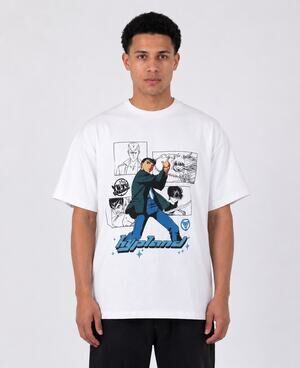 Hypland YYH Yusuke Box T Shirt White Mens Size XXL New Short Sleeve Tee Anime